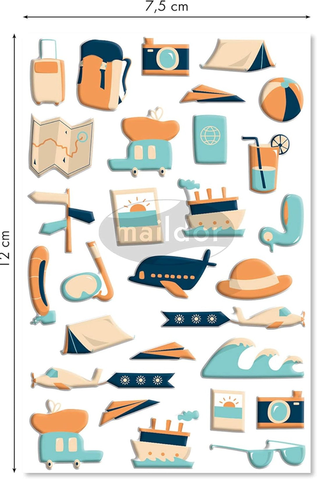 Autocollants  Cooky Voyages MAILDOR