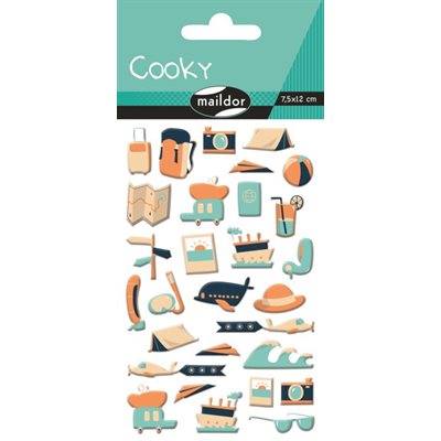 Autocollants  Cooky Voyages MAILDOR