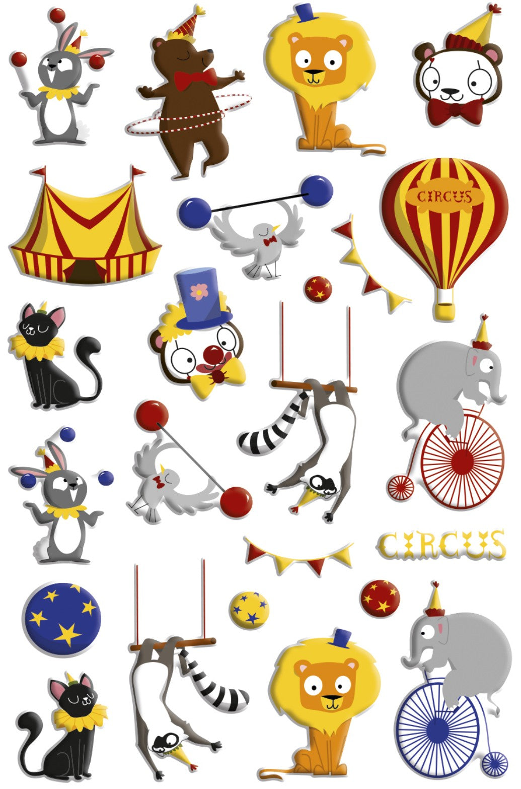 Autocollants  Cooky Cirque MAILDOR