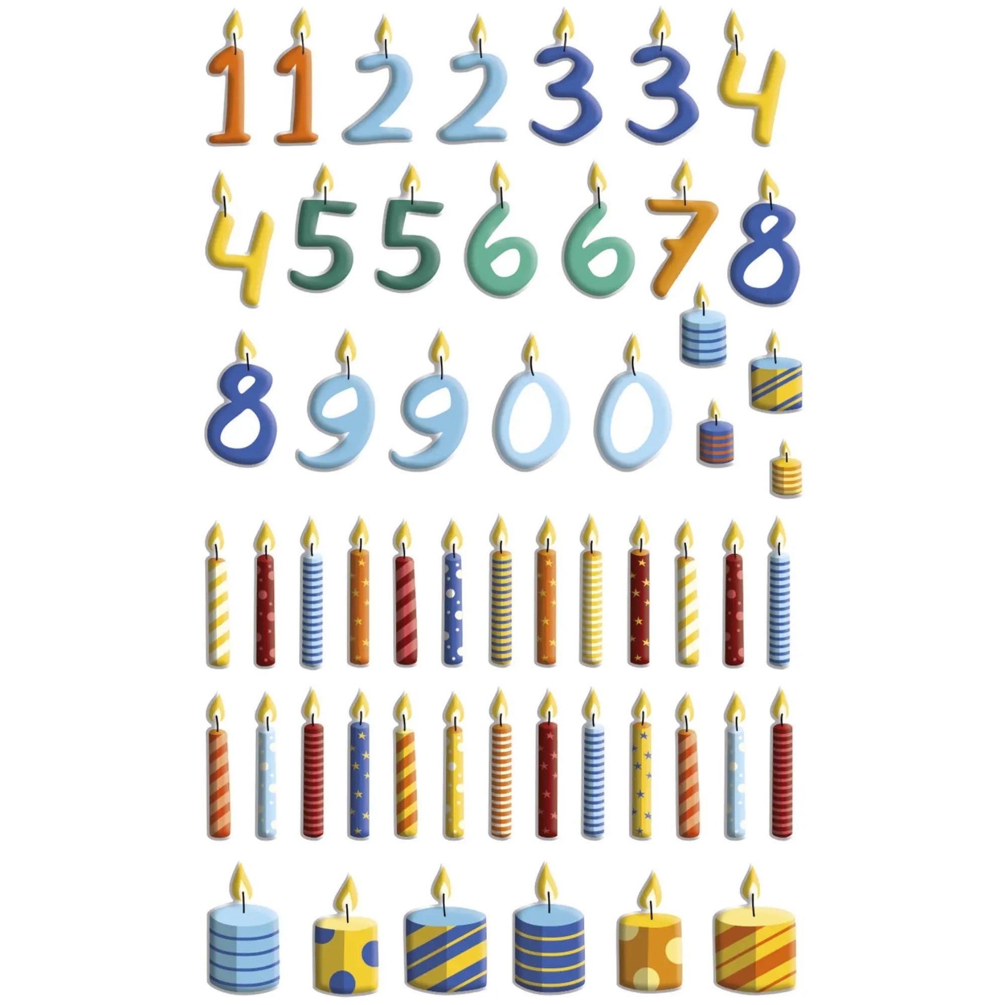 Autocollants  Cooky Bougies MAILDOR