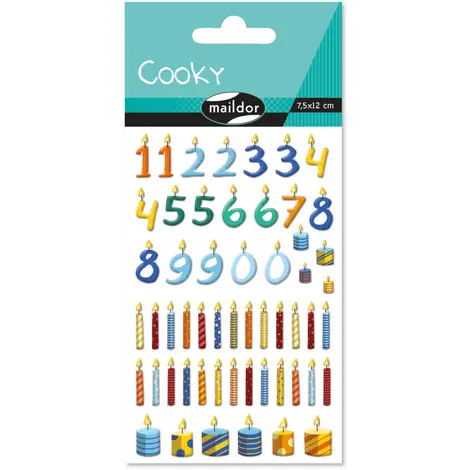 Autocollants  Cooky Bougies MAILDOR