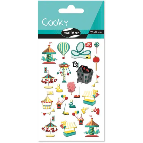 Autocollants  Cooky Fête Foraine MAILDOR
