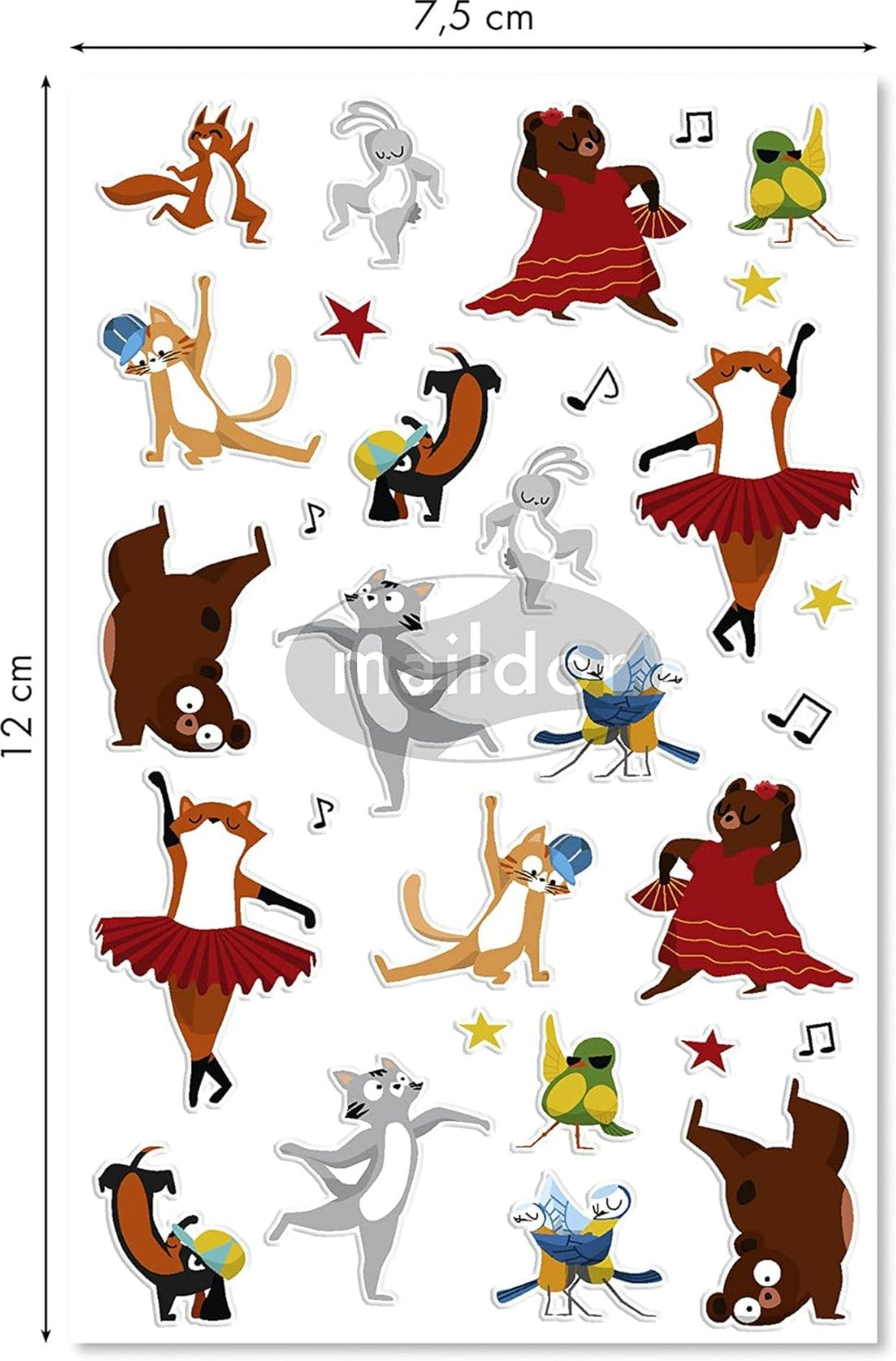 Autocollants  Cooky Danseuses MAILDOR