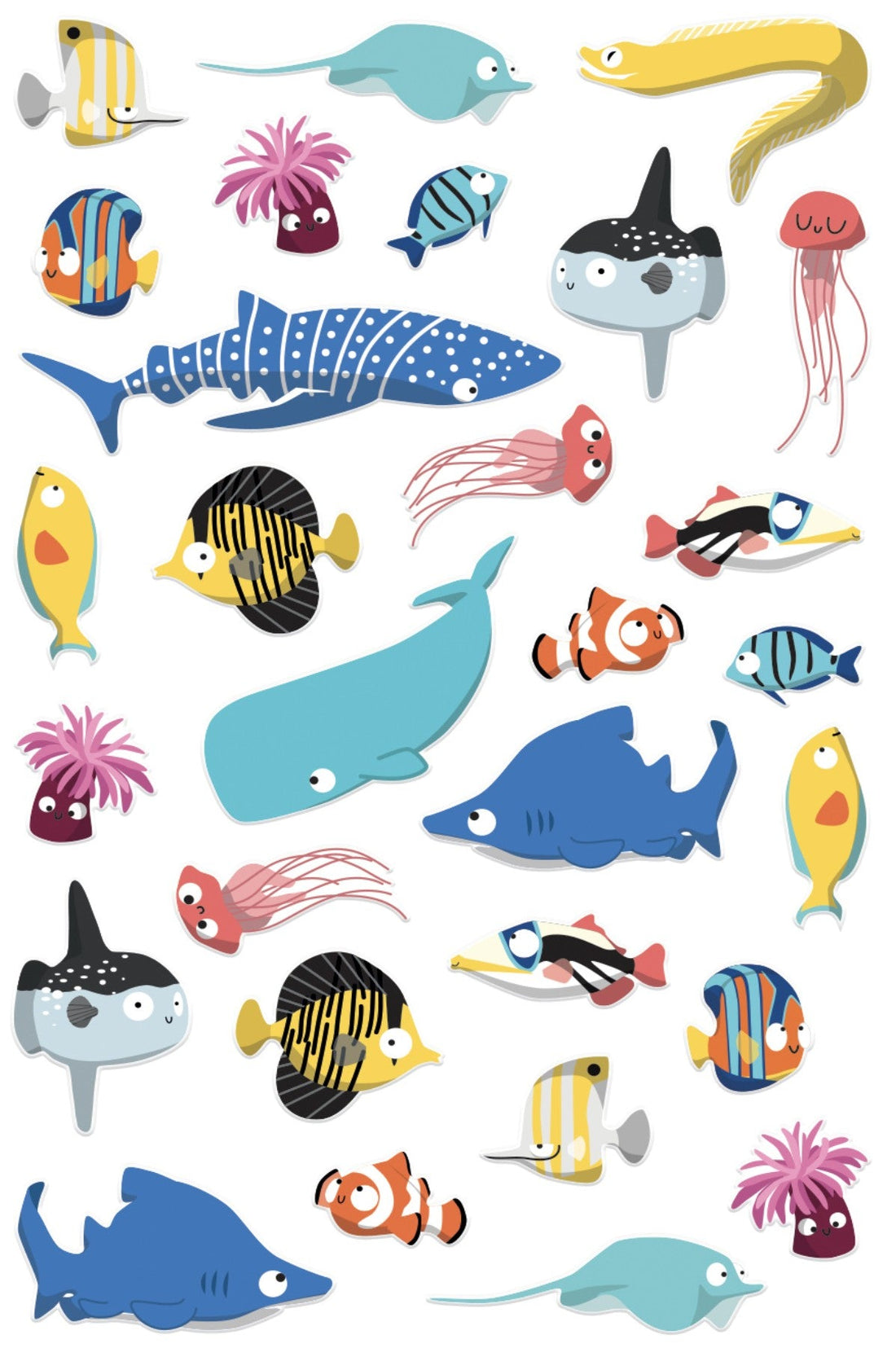 Autocollants  Cooky Animaux Marins MAILDOR