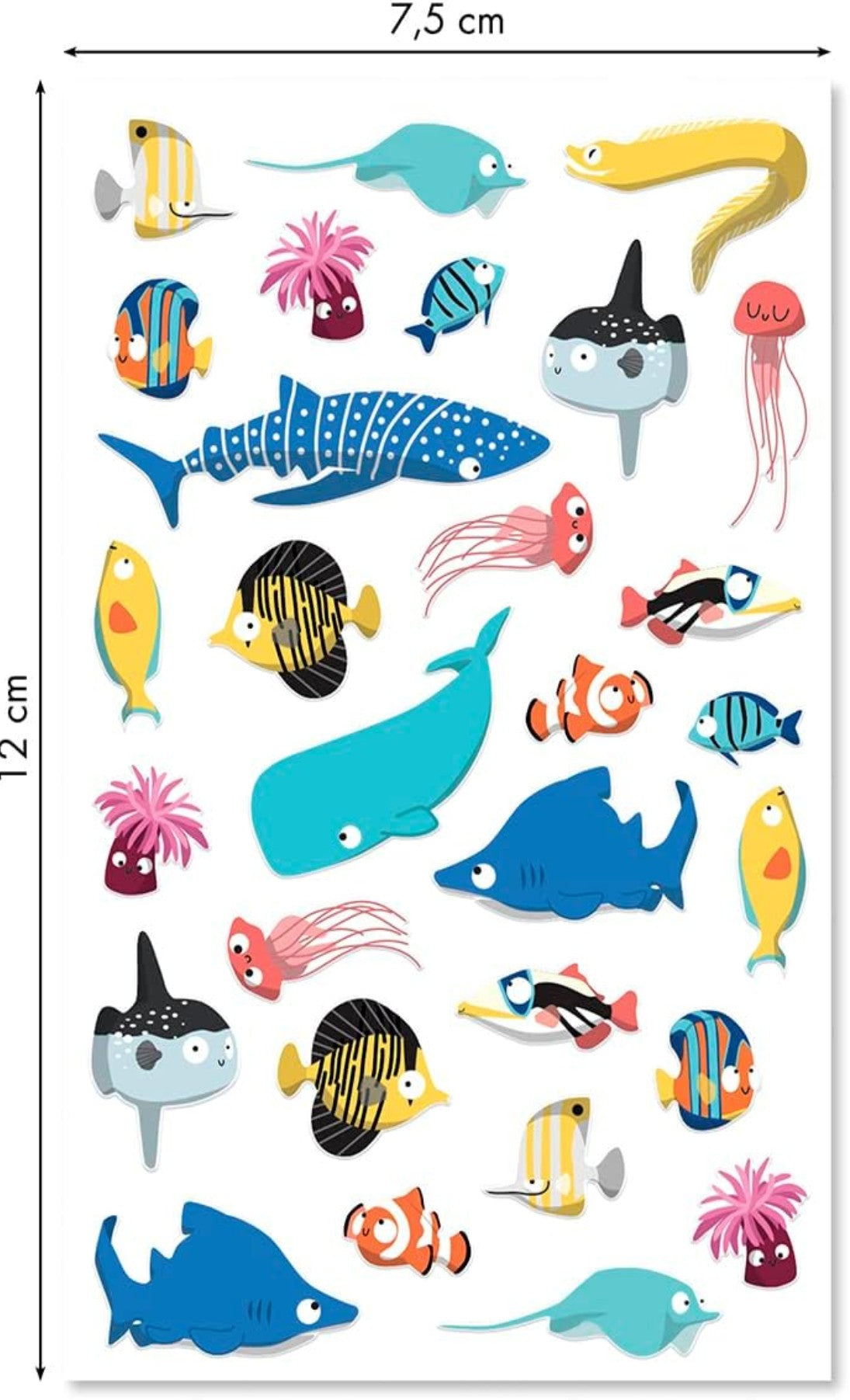 Autocollants  Cooky Animaux Marins MAILDOR
