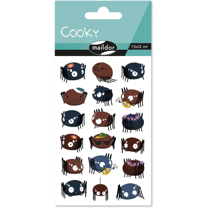 Autocollants  Cooky Araignées MAILDOR