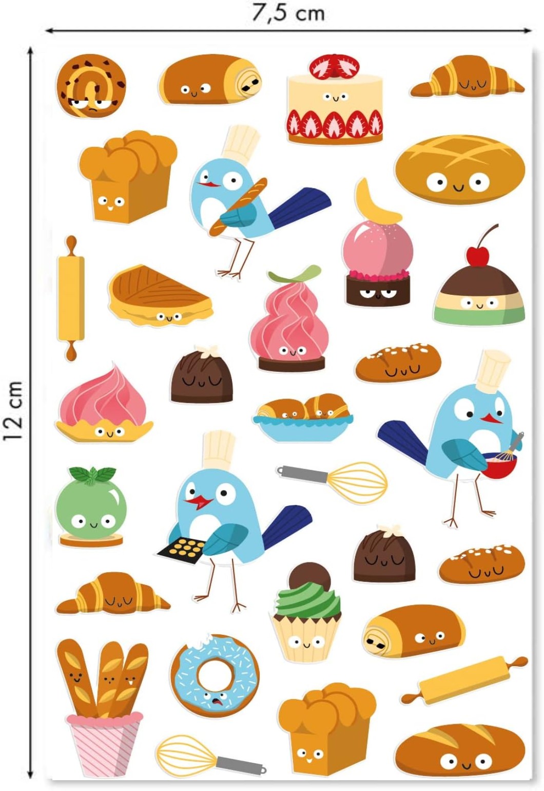 Autocollants  Cooky  Pâtisseries MAILDOR