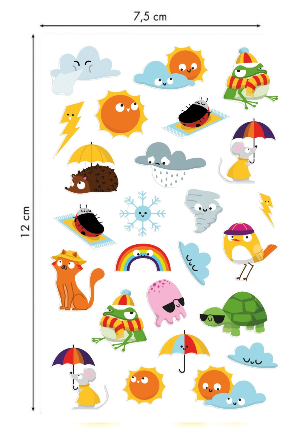Autocollants  Cooky  Météo MAILDOR