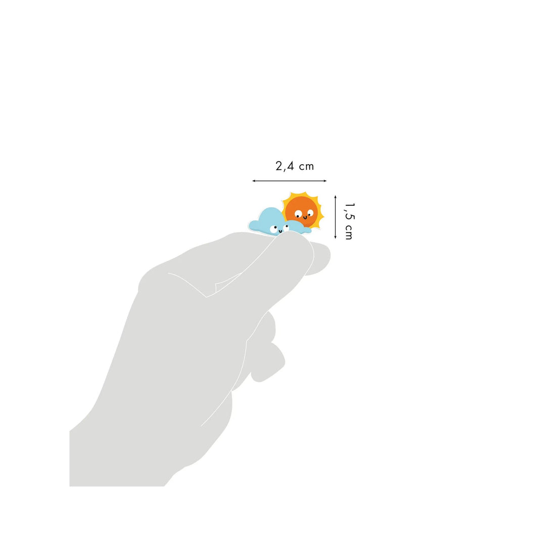 Autocollants  Cooky  Météo  25 gommettes