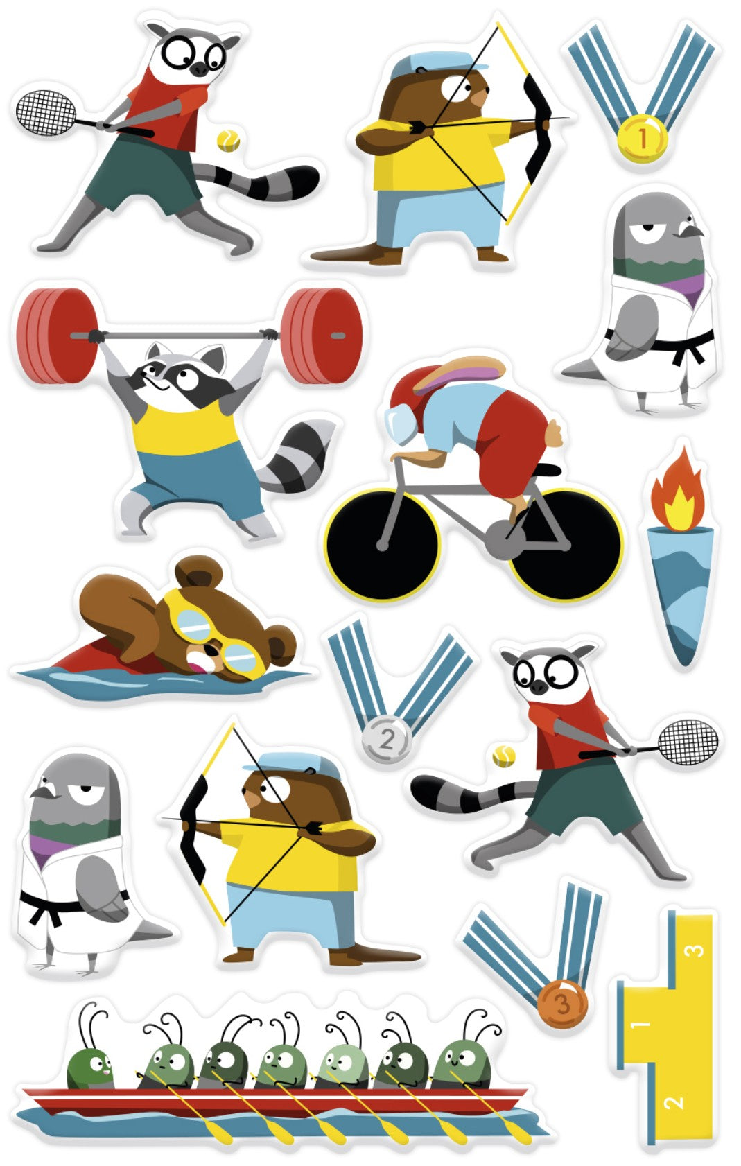Autocollants  Cooky Jeux Olympiques MAILDOR