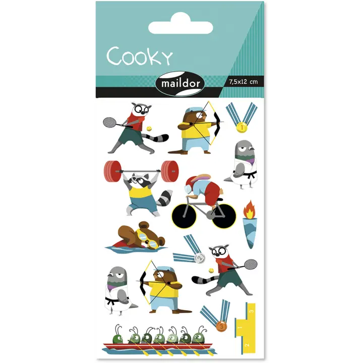 Autocollants  Cooky Jeux Olympiques MAILDOR