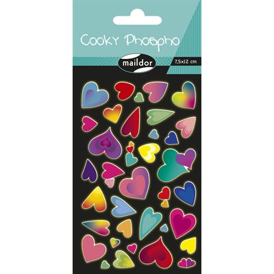 Autocollants  Cooky Coeurs MAILDOR