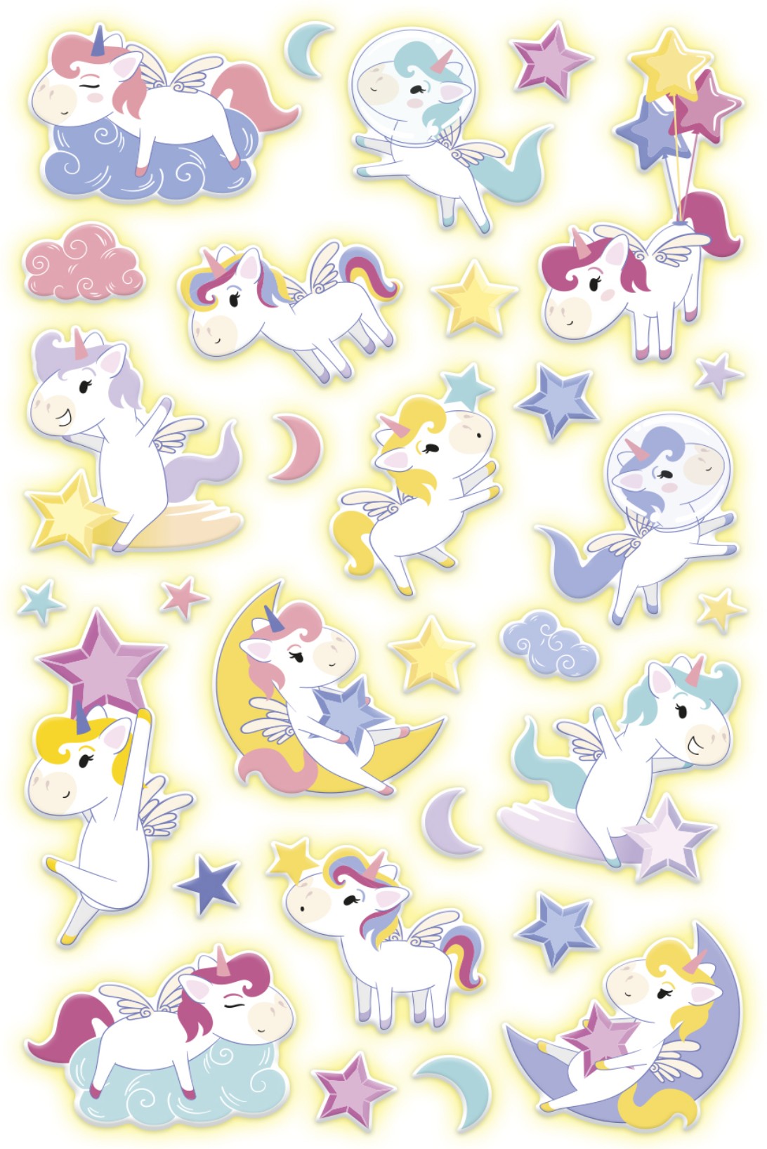 Autocollants  Cooky Licornes MAILDOR