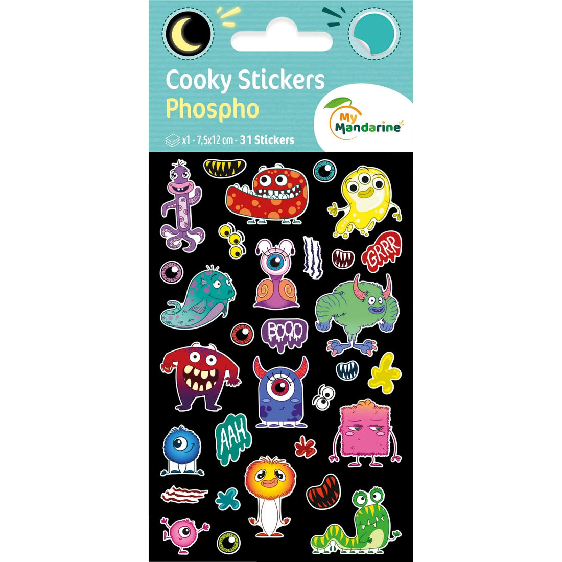 Cooky Stickers Monsters 31 Stickers