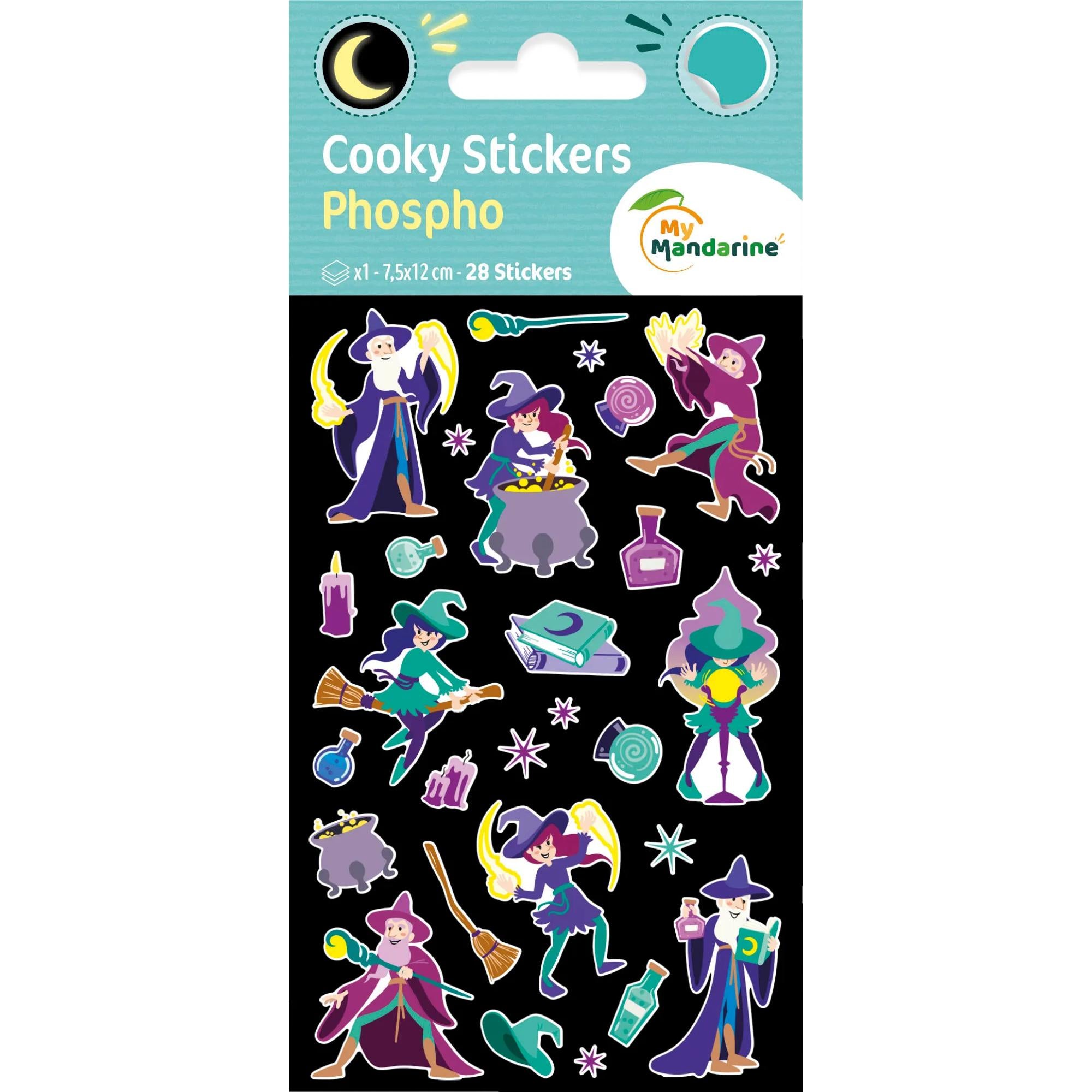 Autocollants  Cooky  Magie  28 gommettes MAILDOR