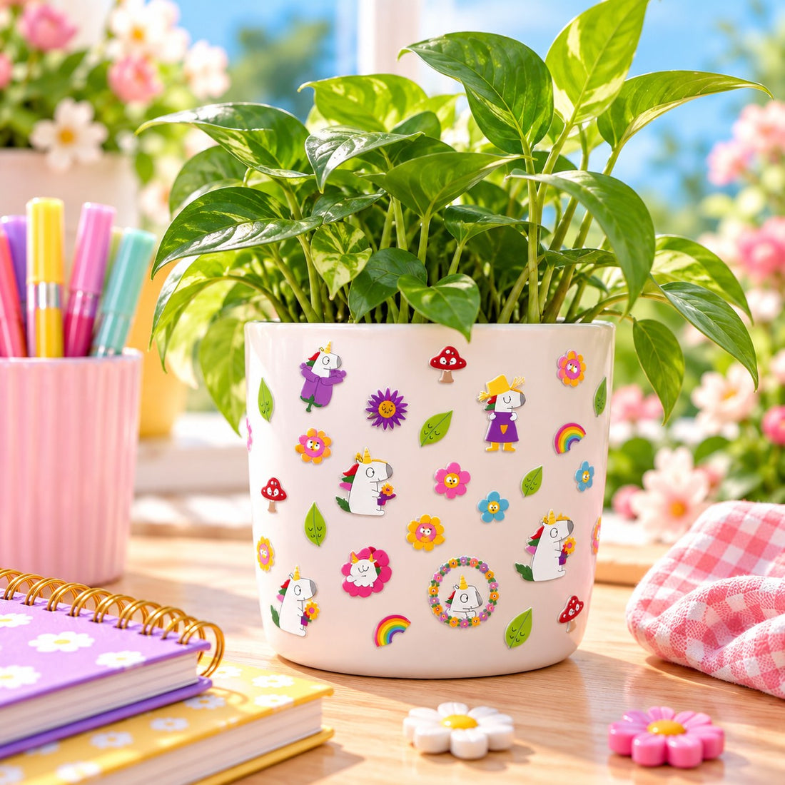 Autocollants Cooky Licornes 32 gommettes - MAILDOR