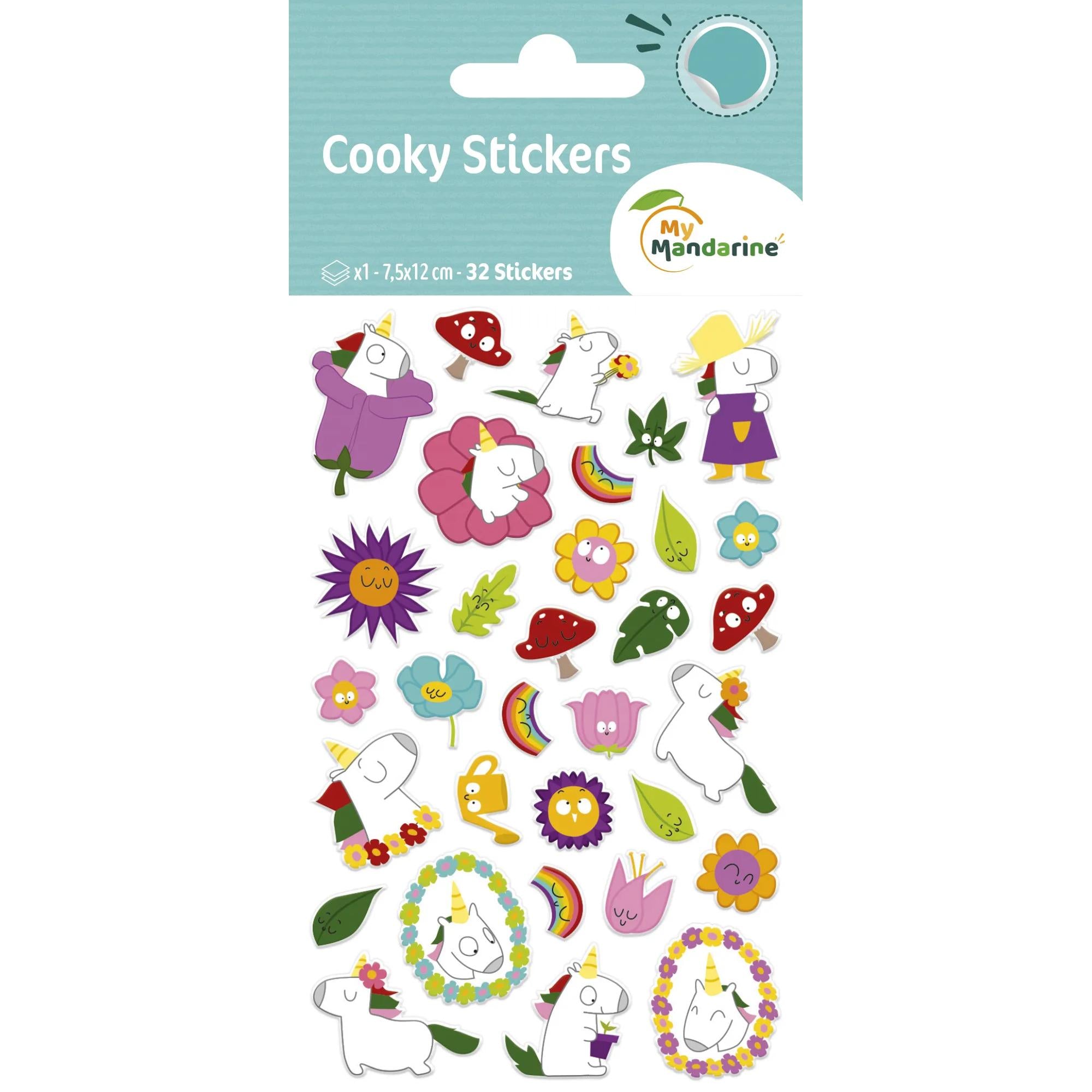 Cooky Stickers Unicorns 32 Stickers