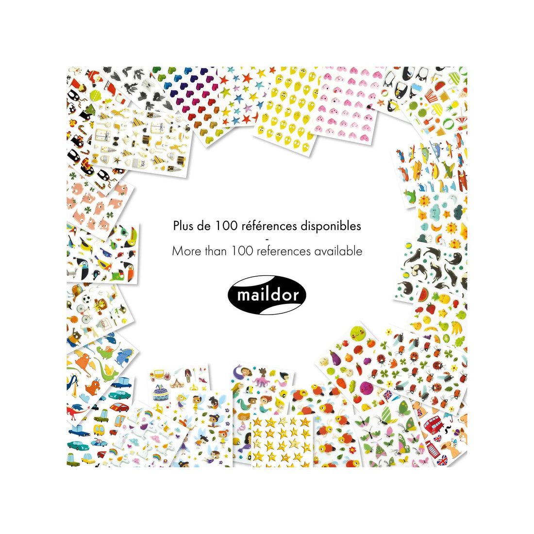 Autocollants  Cooky  Licornes  32 gommettes