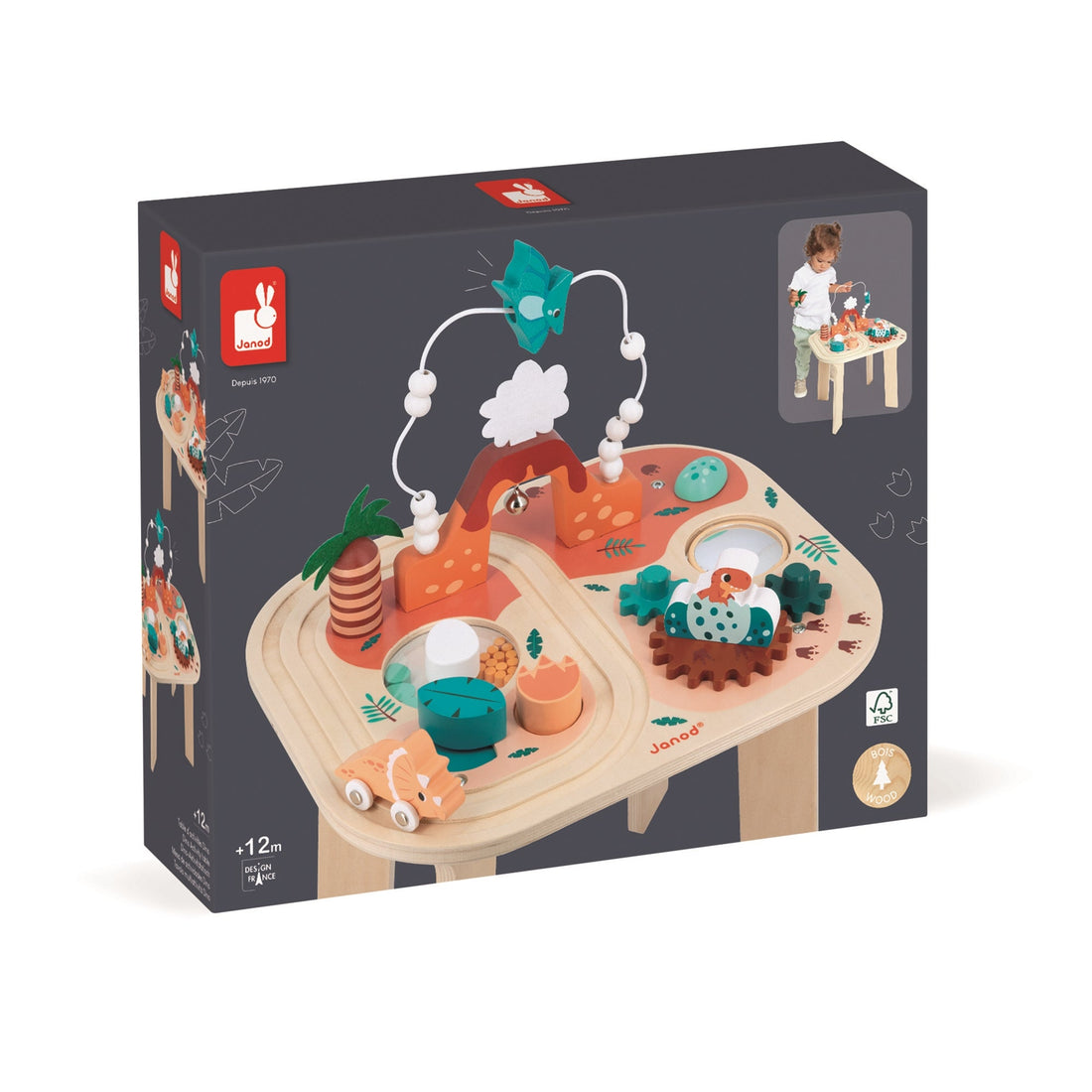 DINO - TABLE D'ACTIVITES JANOD