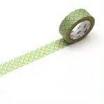 Ruban Washi 15mmx7m Tressage Fond Jne MT TAPES