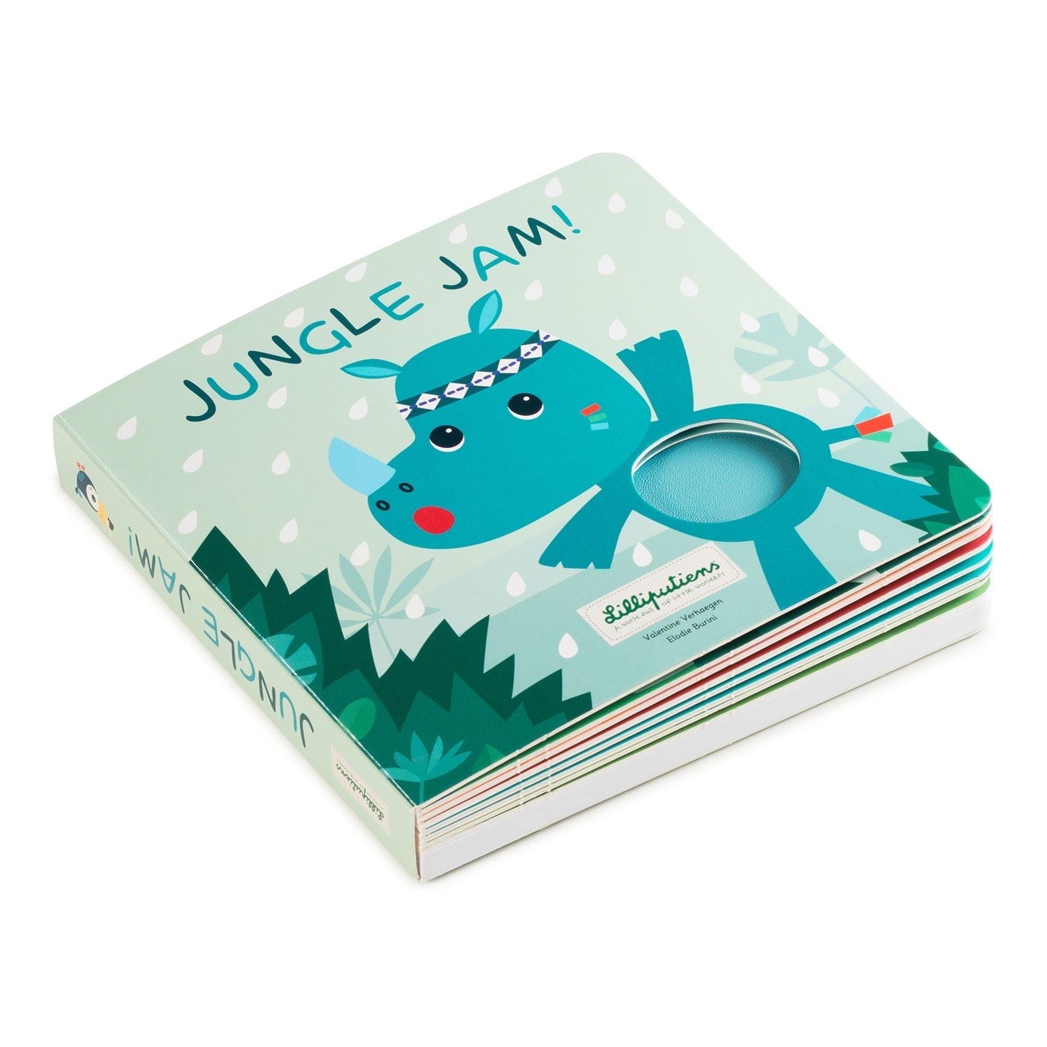 JUNGLE JAM! : LIVRE SONORE ET TACTILE LILLIPUTIENS