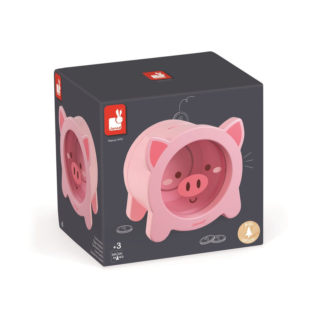 TIRELIRE COCHON JANOD