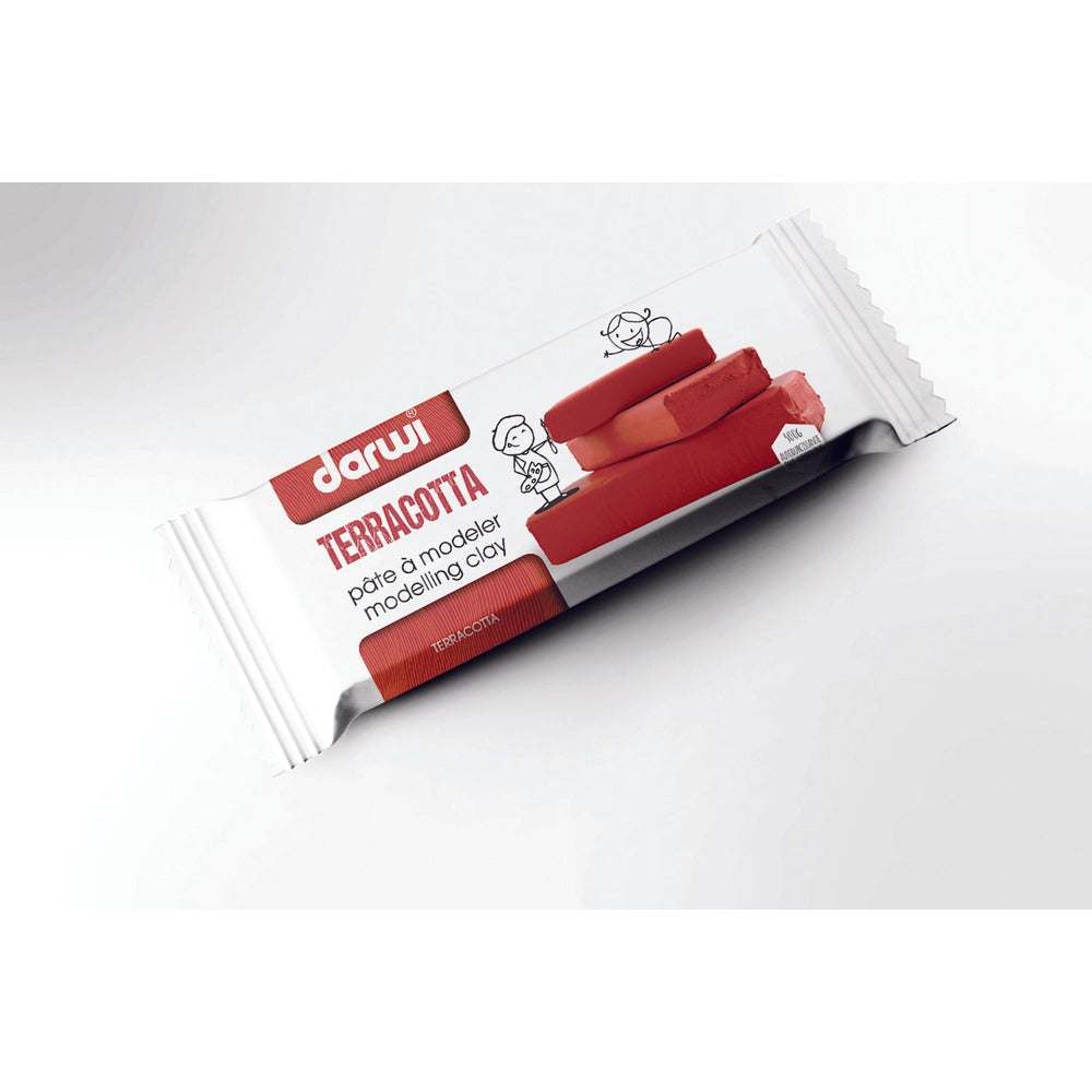 Pâte à Modeler Auto-Séchant Terre Cuite 500 G DARWI