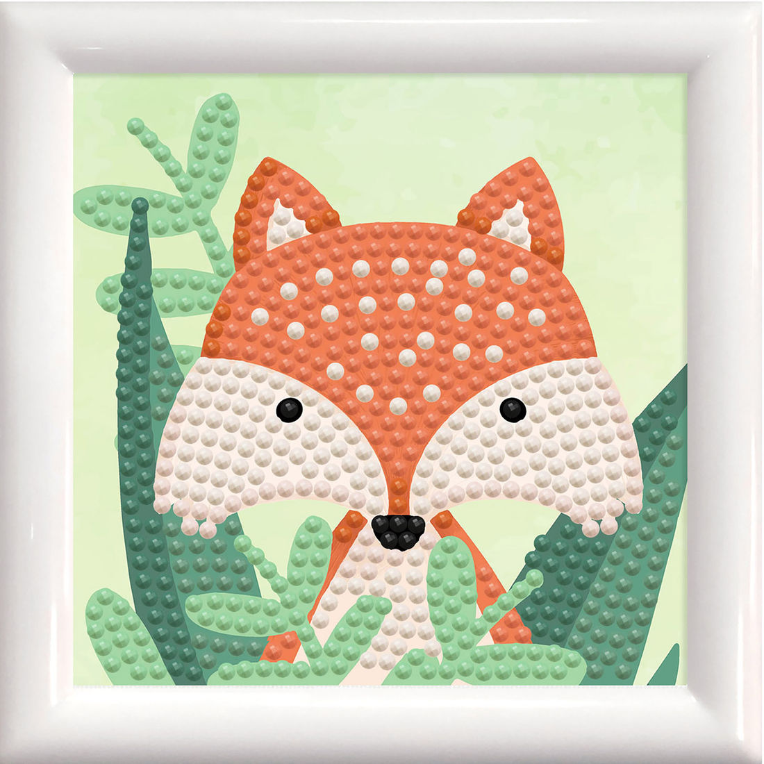Woodland Fox with frame 20x16x6 DIAMOND DOTZ