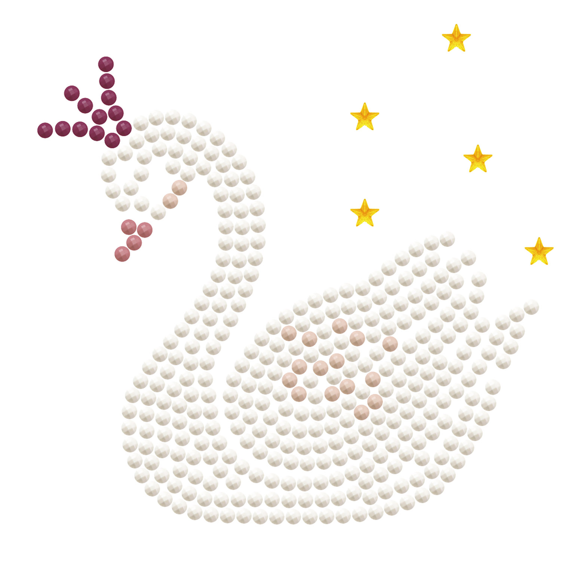 Swan Princess 10,2x10,2 DIAMOND DOTZ