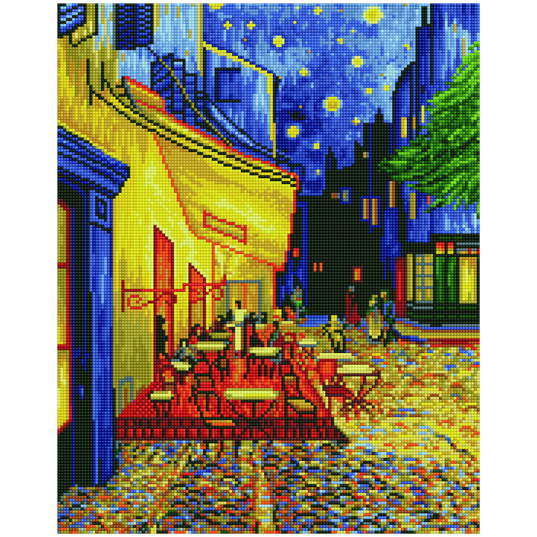 Café la nuit (Van Gogh) 49,5 X 60 DIAMOND DOTZ