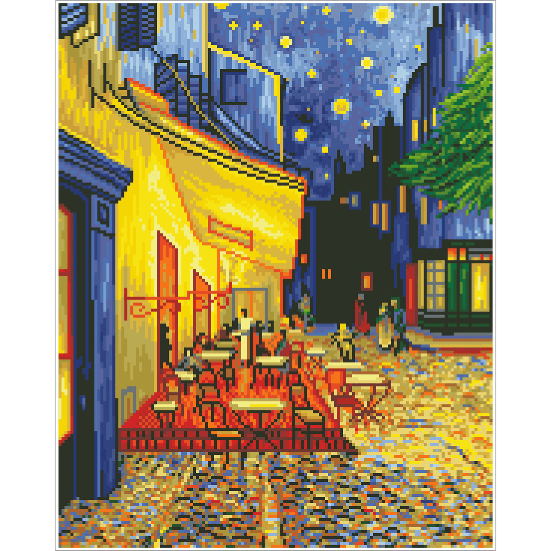 Café la nuit (Van Gogh) 49,5 X 60 DIAMOND DOTZ