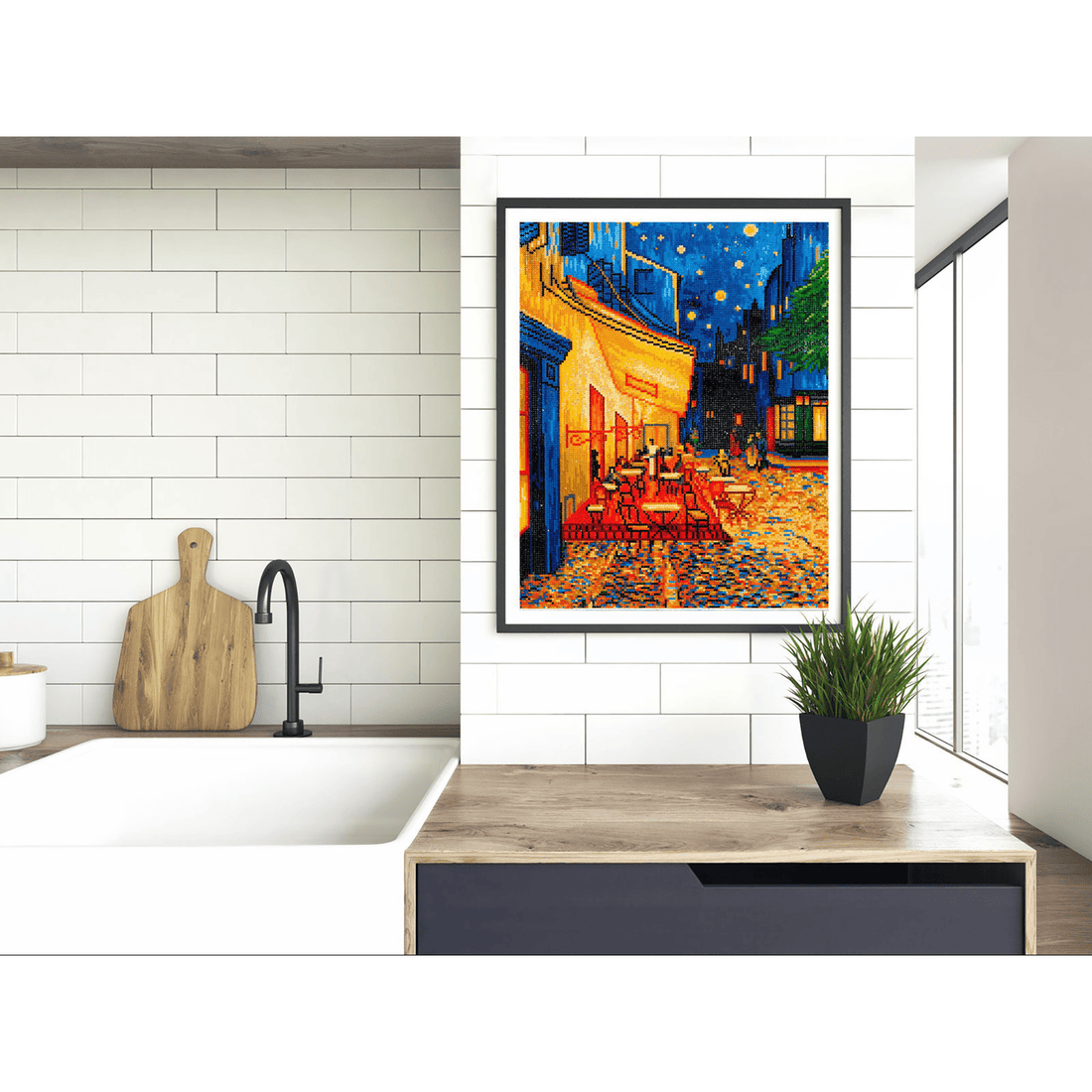 Café la nuit (Van Gogh) 49,5 X 60 DIAMOND DOTZ