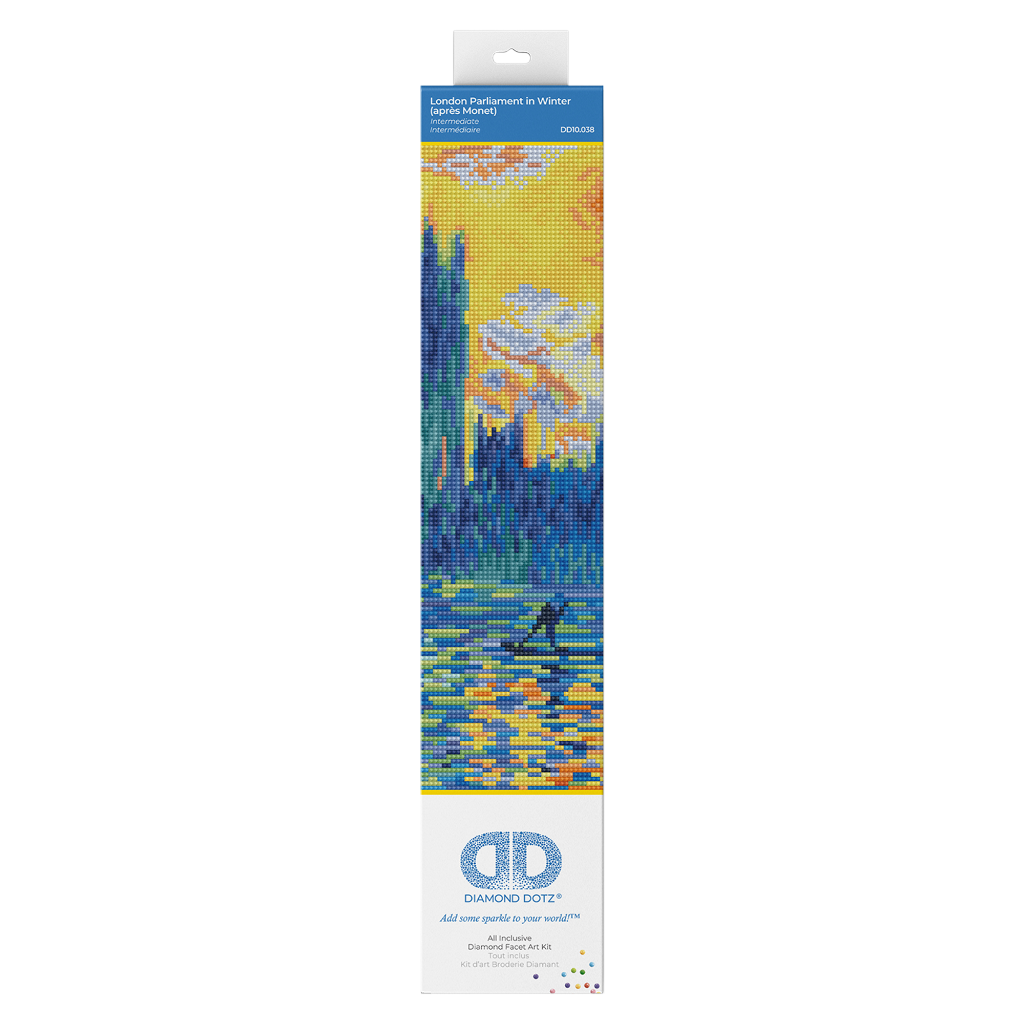 Parlement de Londres en hiver (Monet) 49X54 DIAMOND DOTZ