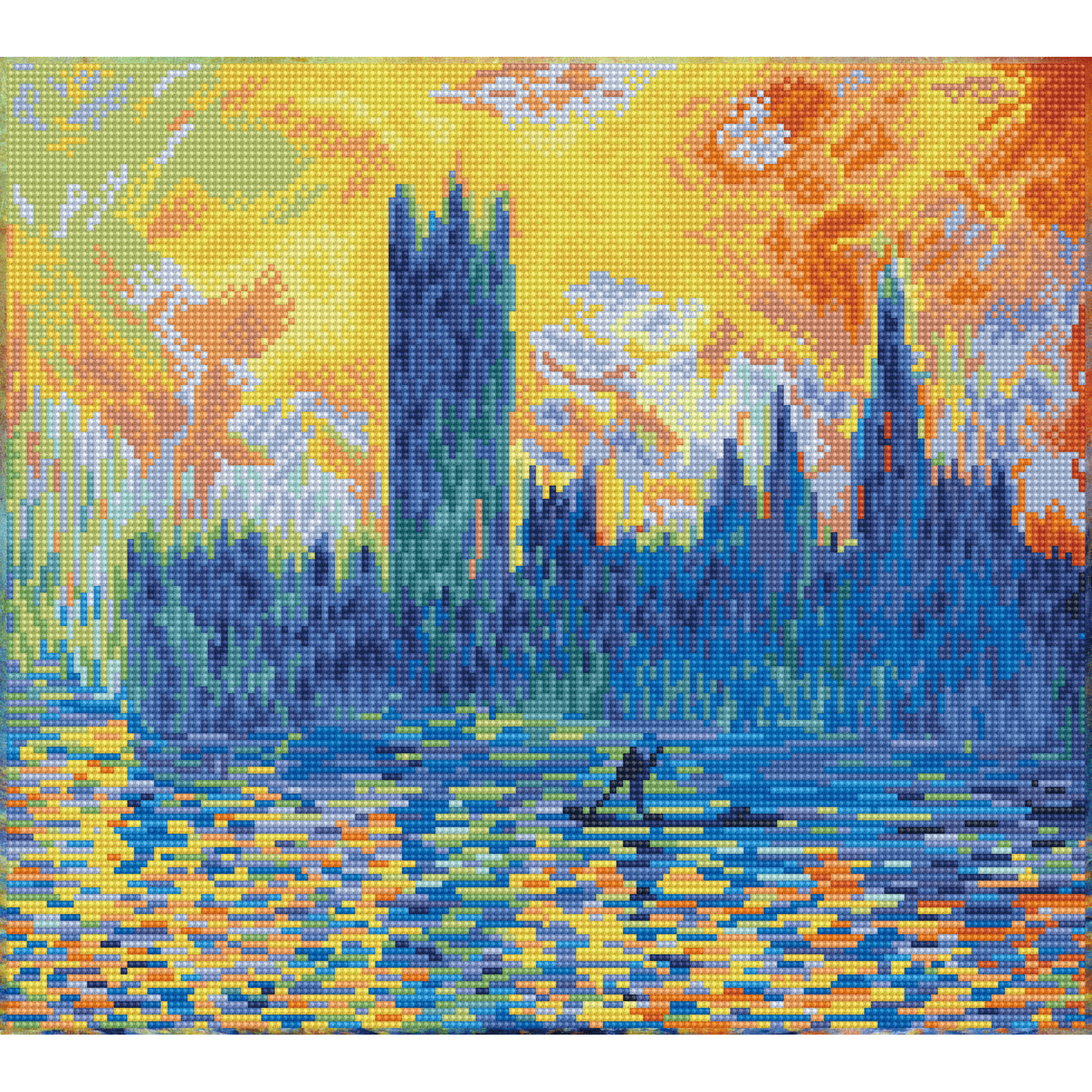Parlement de Londres en hiver (Monet) 49X54 DIAMOND DOTZ