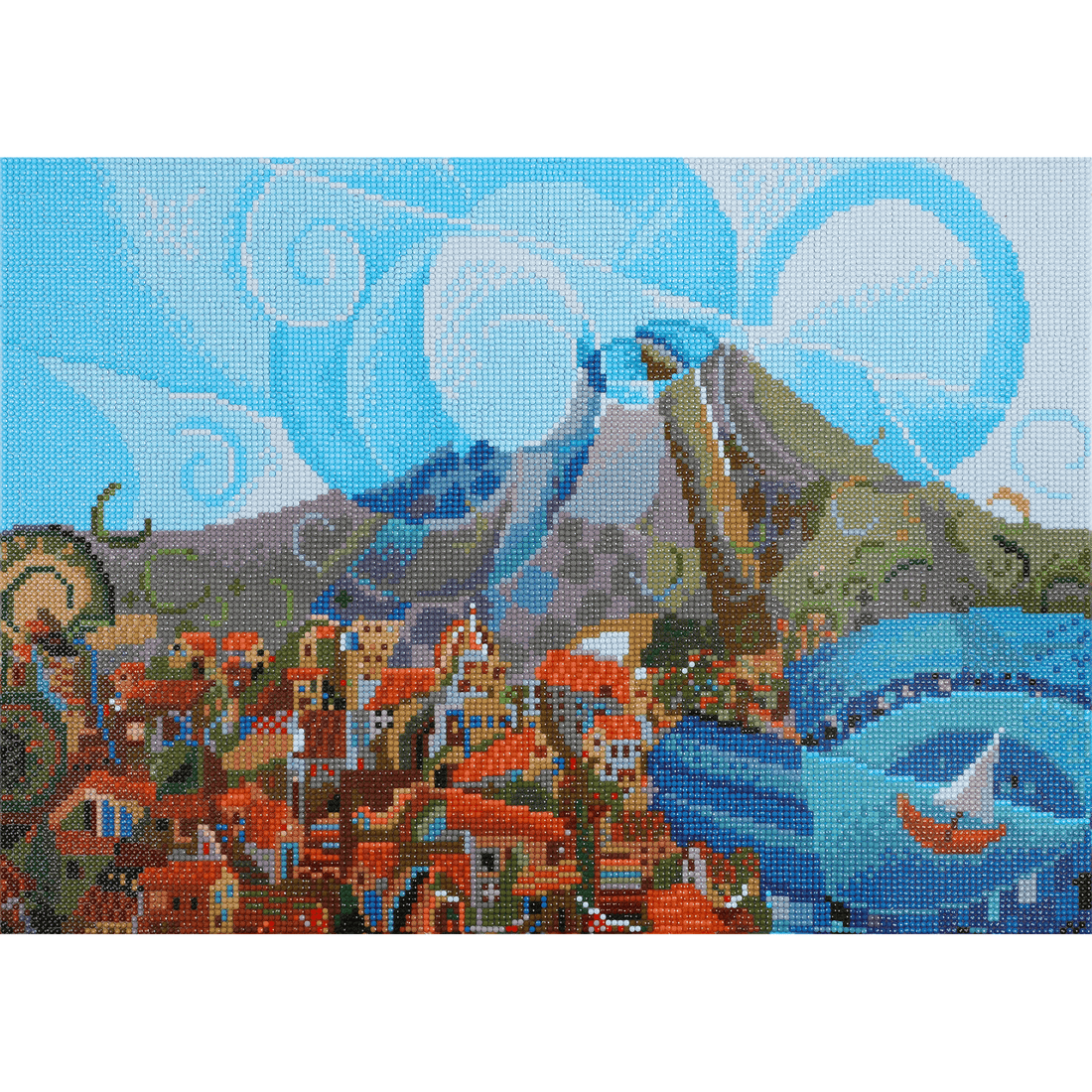 Mont Vésuve 60X45 DIAMOND DOTZ
