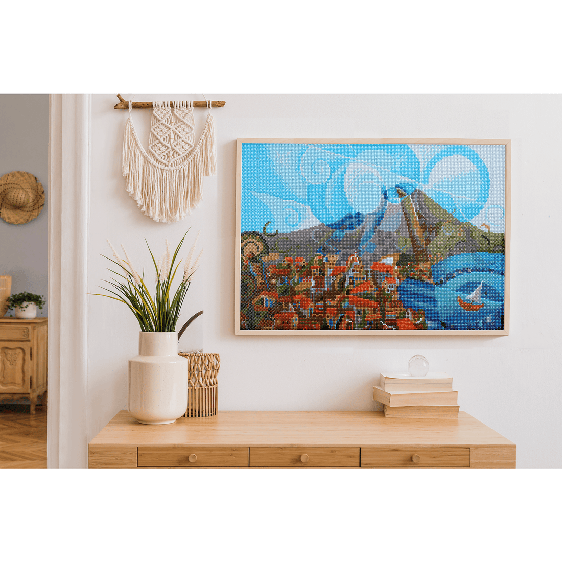 Mont Vésuve 60X45 DIAMOND DOTZ