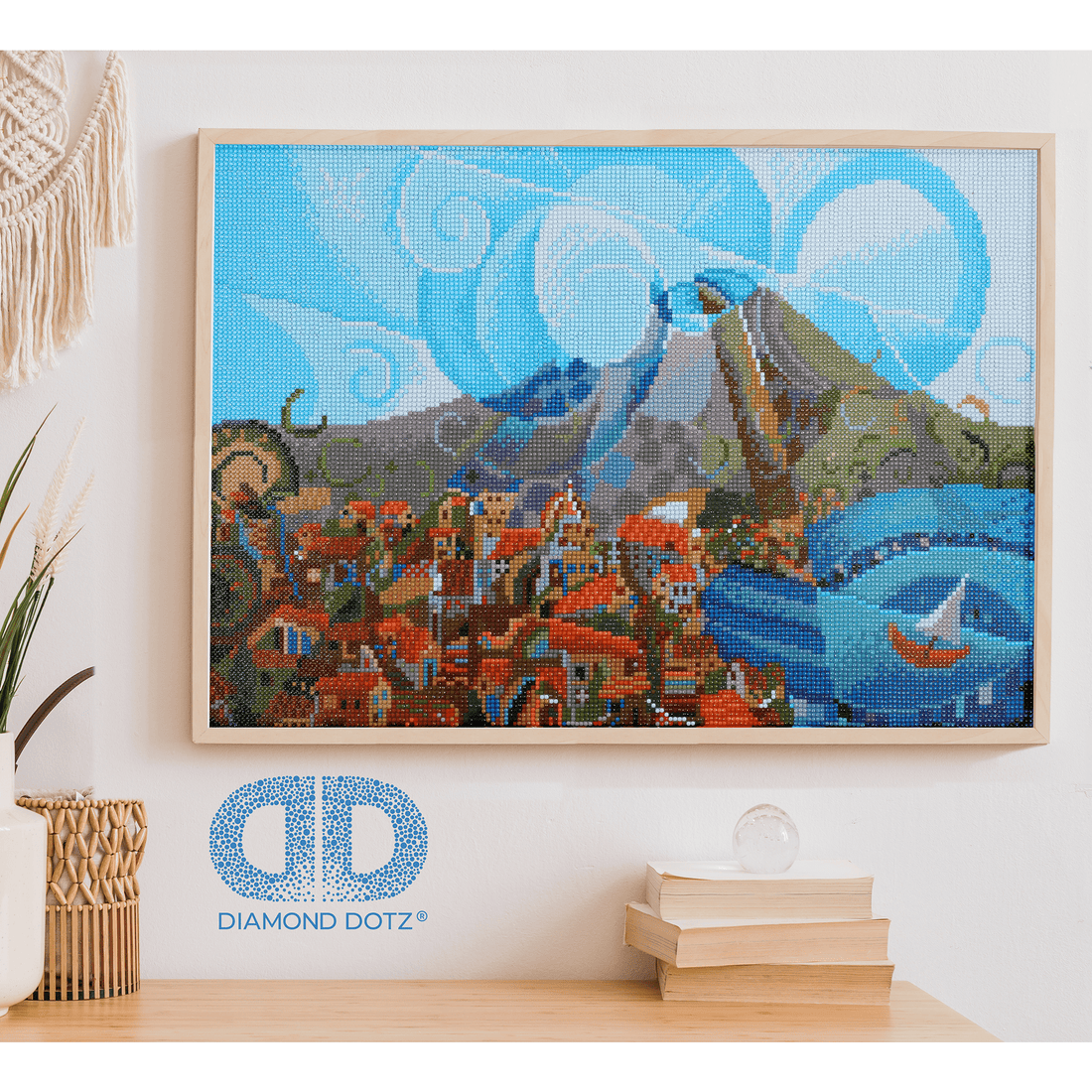 Mont Vésuve 60X45 DIAMOND DOTZ