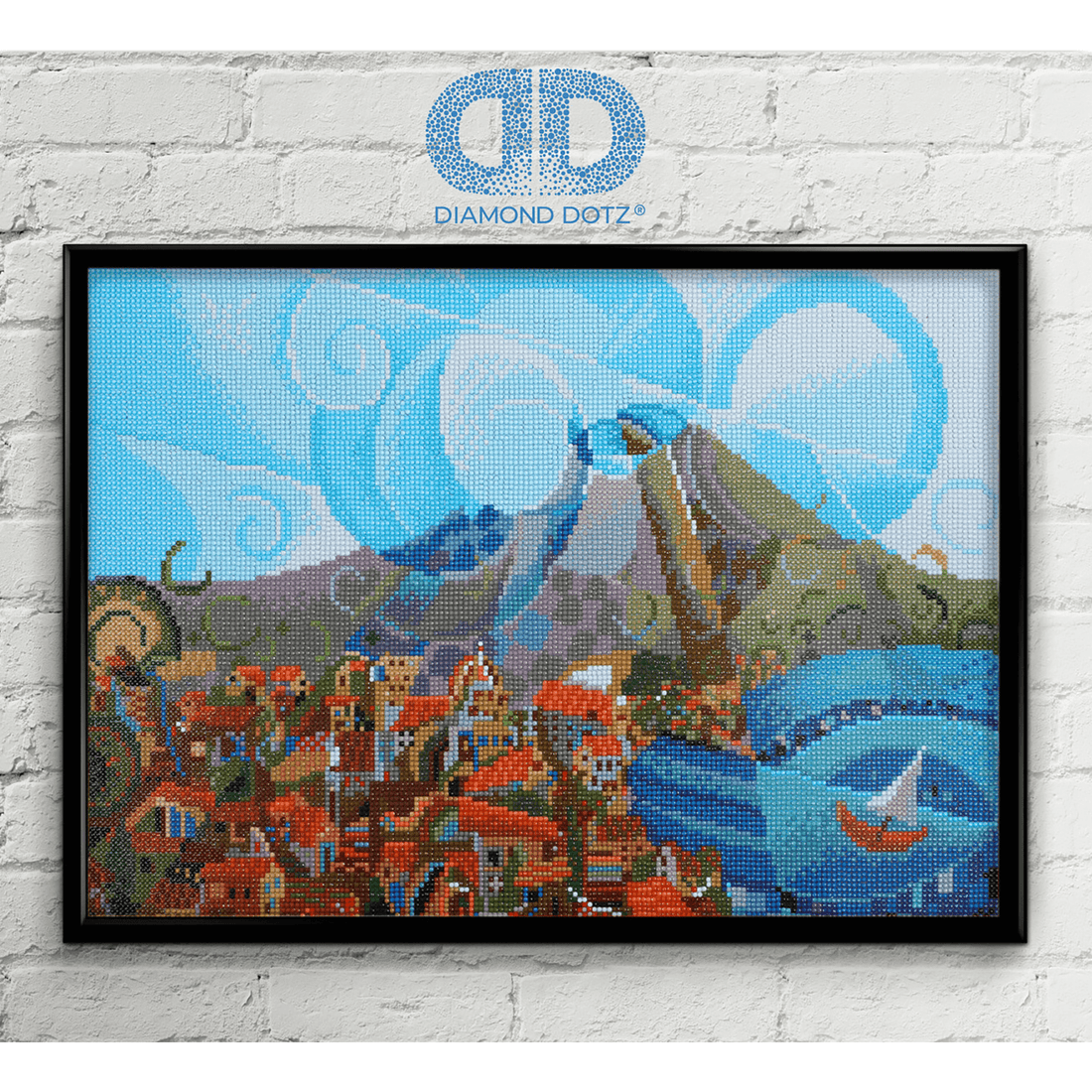 Mont Vésuve 60X45 DIAMOND DOTZ