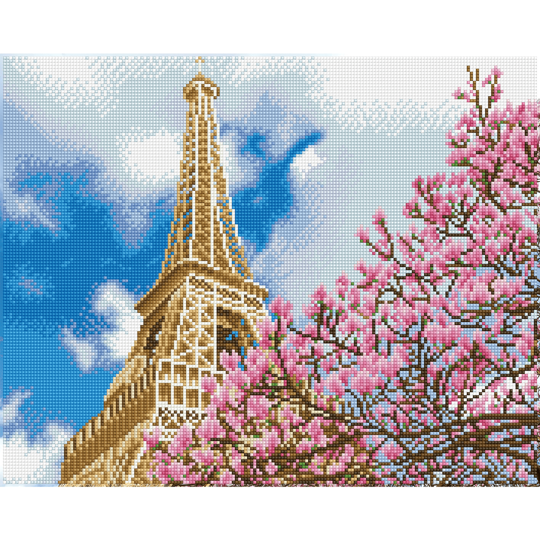 La Tour Eiffel  58.5x48.5 DIAMOND DOTZ