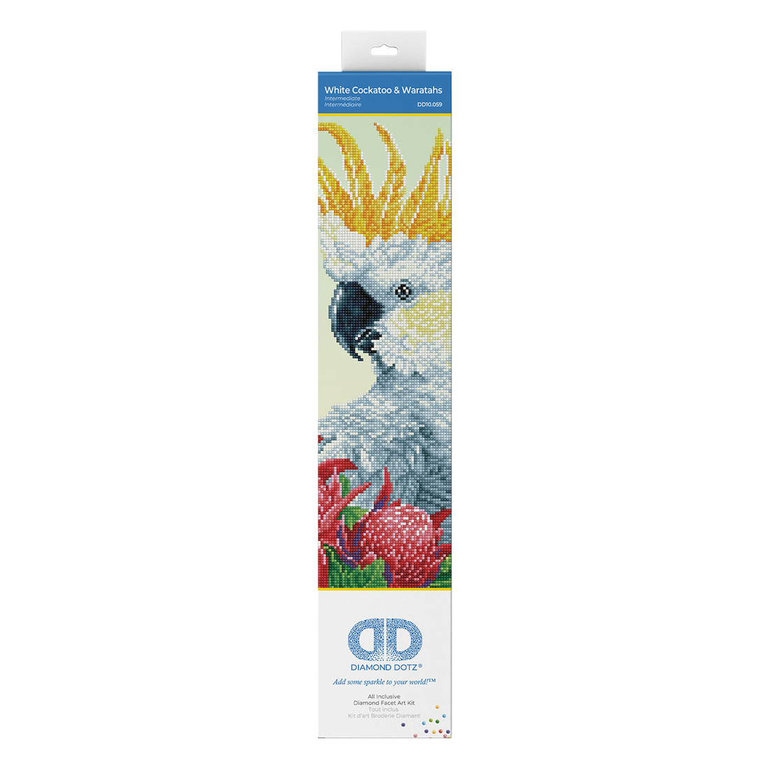 Cacatoès Blanc & Warathas 59X49 DIAMOND DOTZ