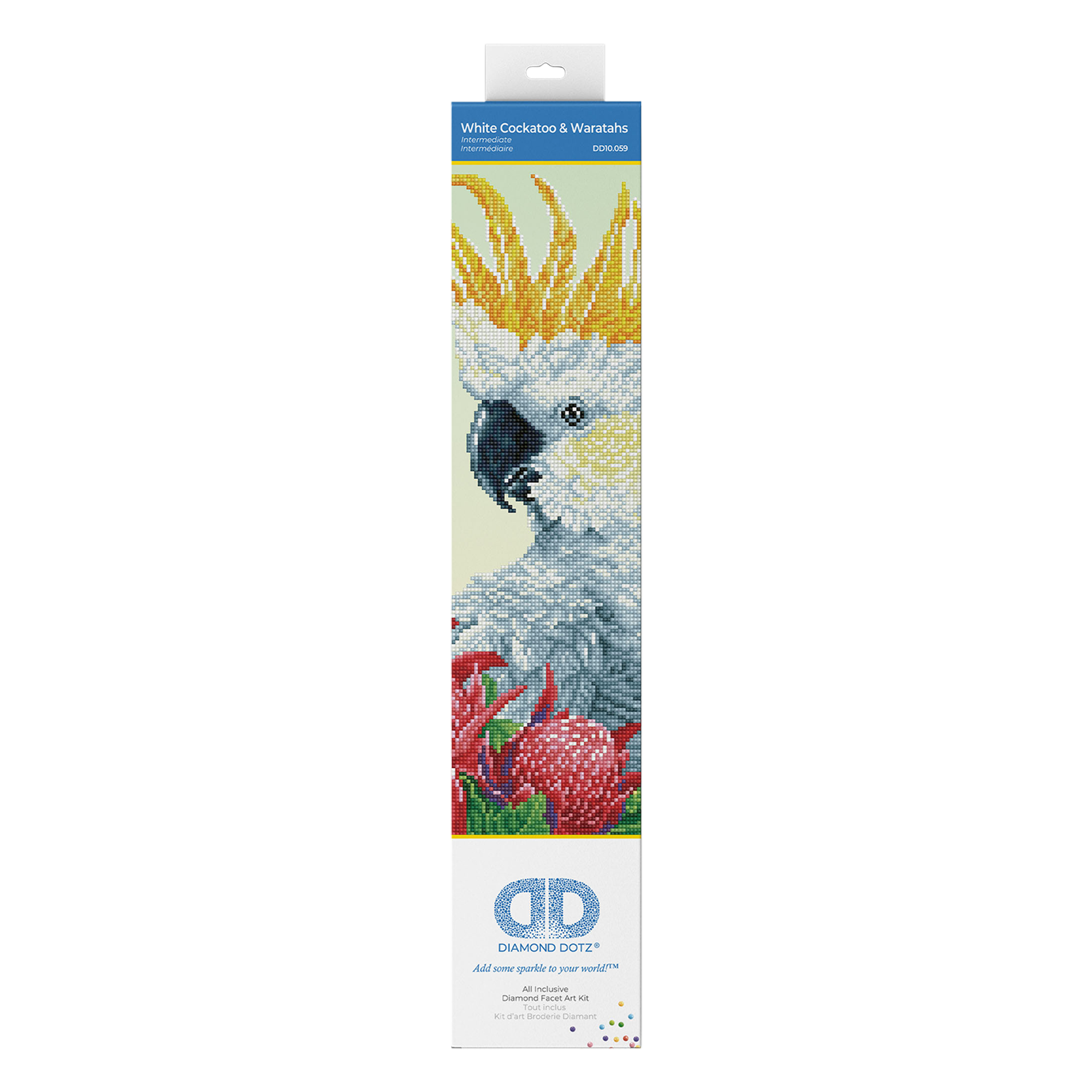 Cacatoès Blanc & Warathas 59X49 DIAMOND DOTZ