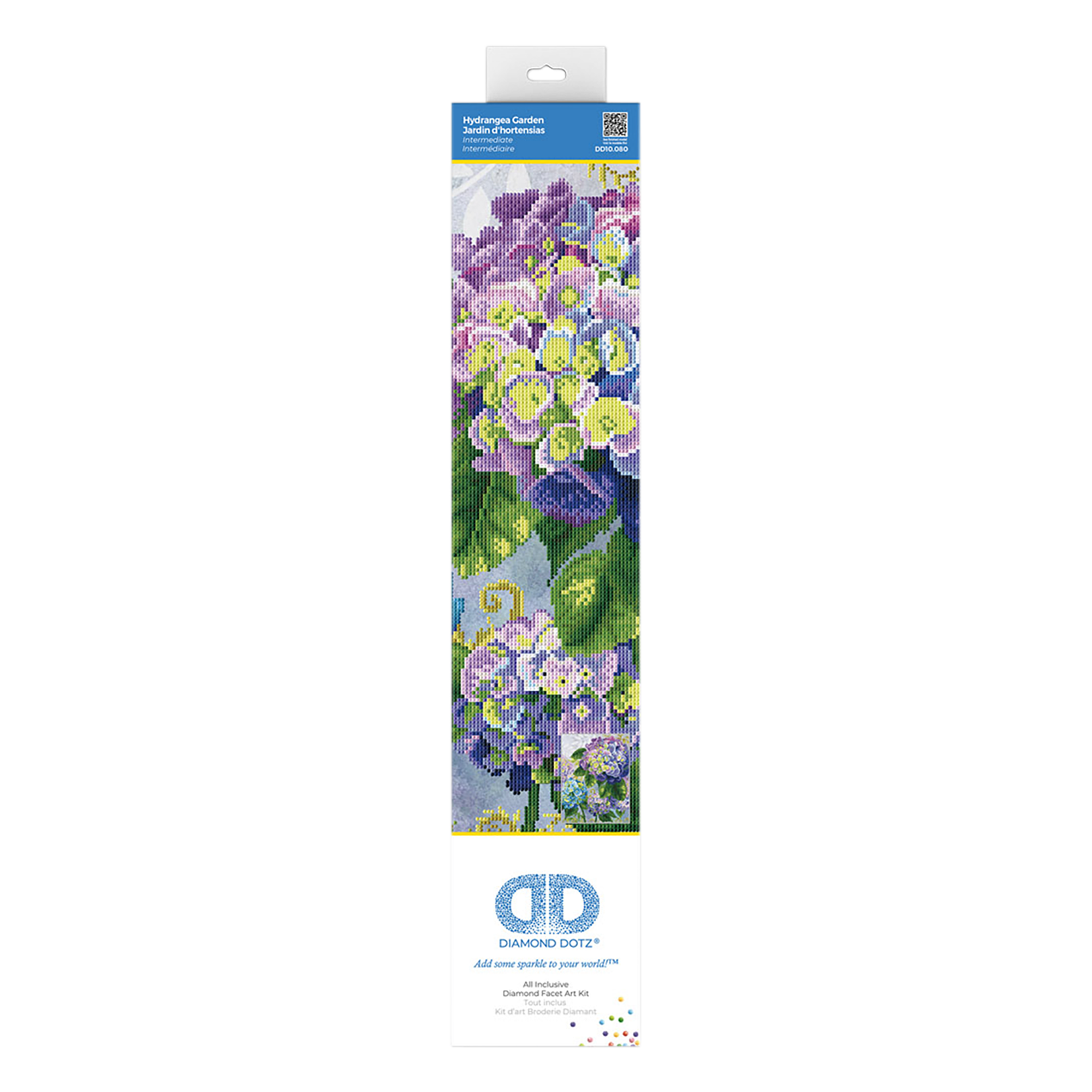 JARDIN D'HYDRANGÉES (20.3" x 16.4" - 52cm x 42cm) DIAMOND DOTZ