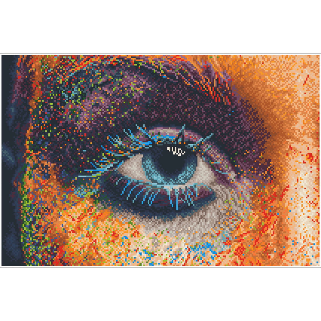 Love 2 Voir arcs-en-ciel (15,75 X 23,62 - 40Cm X 60Cm) DIAMOND DOTZ