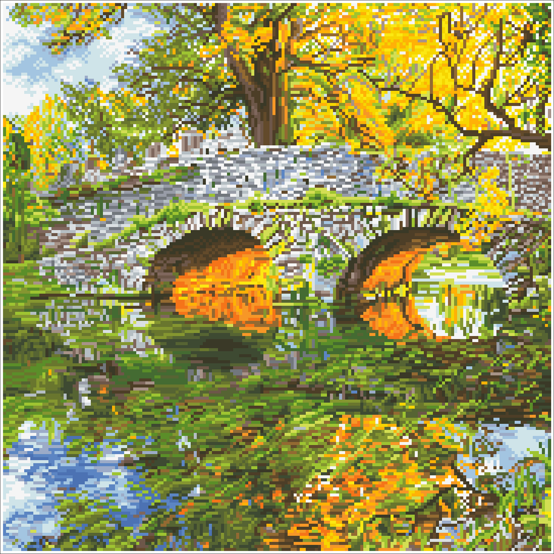 Pont de campagne 59,5X59,5 DIAMOND DOTZ