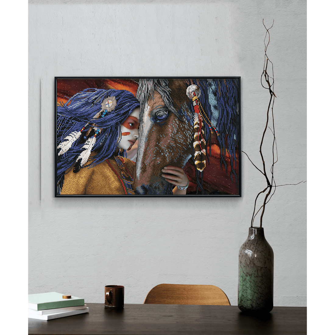 TOUCHÉ DE L'ÂME (16.4" x 26.1" - 42cm x 67cm) DIAMOND DOTZ
