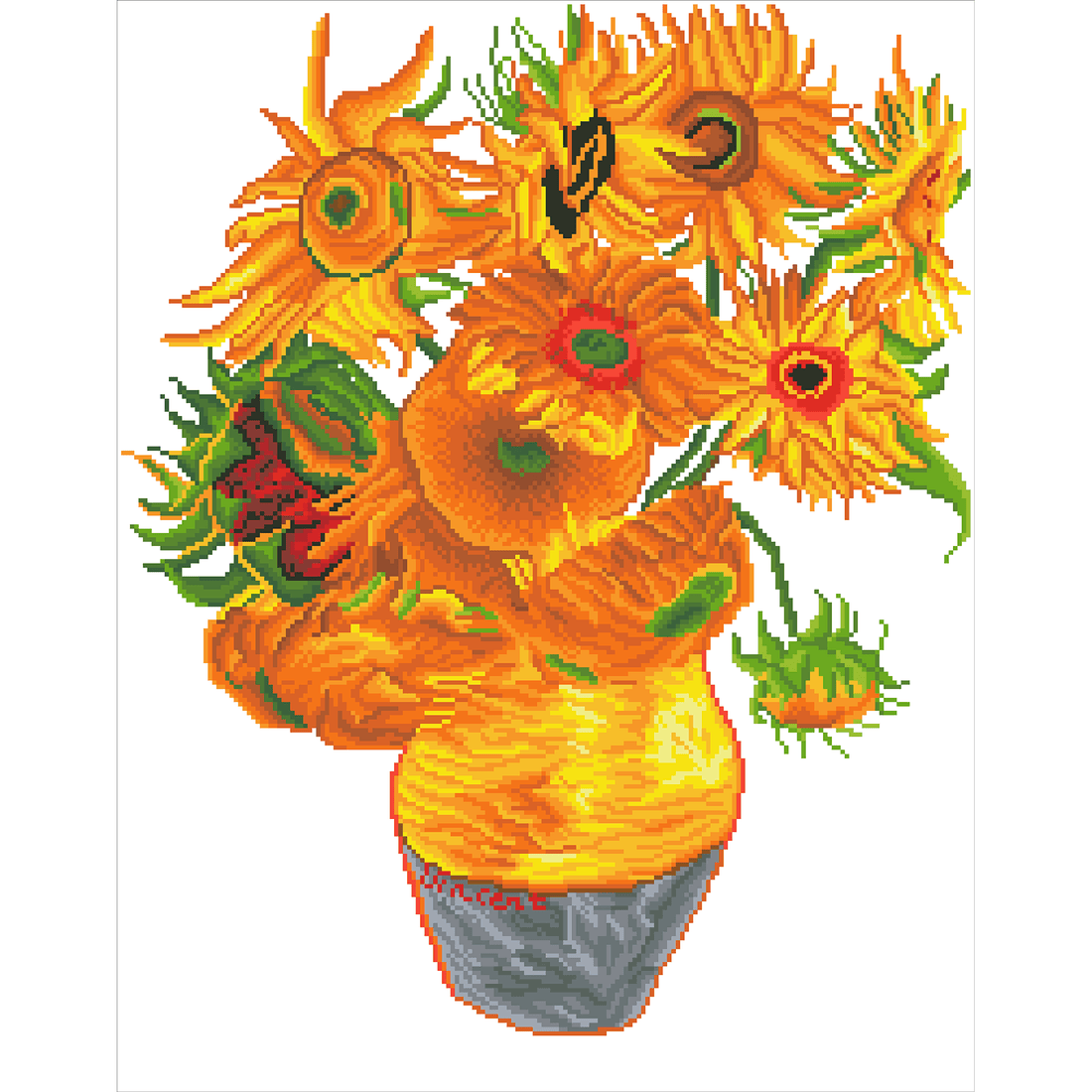 Tournesols (Van Gogh) 64X80 DIAMOND DOTZ