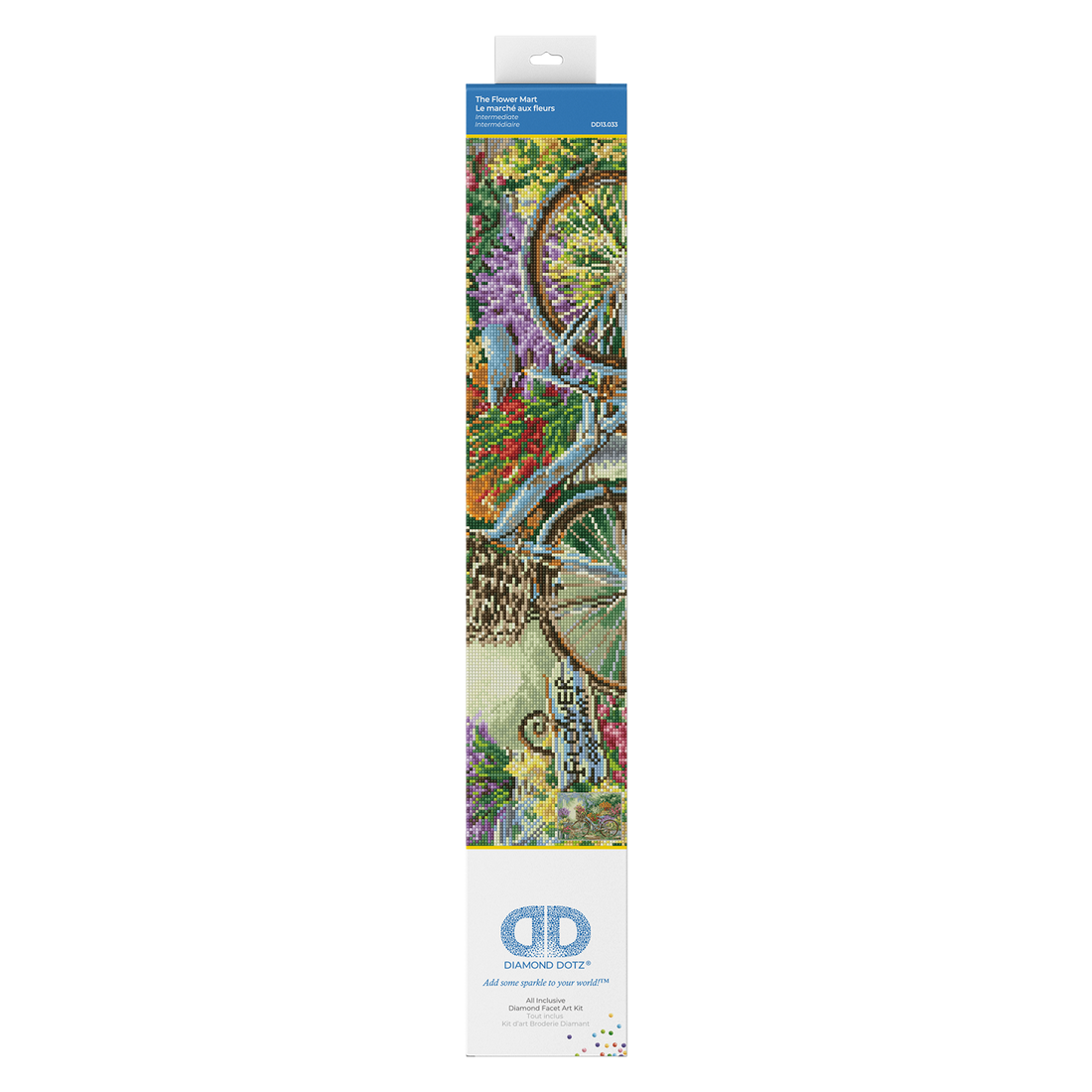 Le marché aux fleurs 75X58 DIAMOND DOTZ