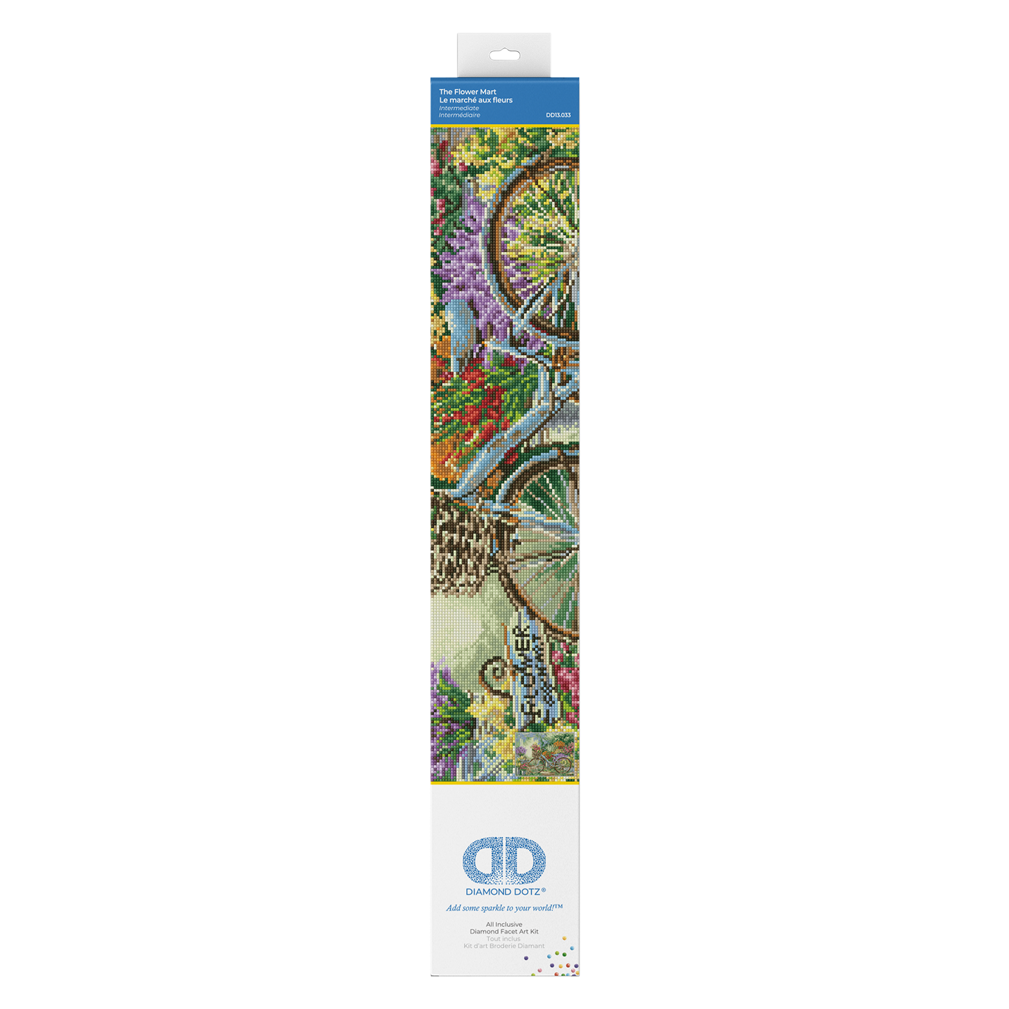 Le marché aux fleurs 75X58 DIAMOND DOTZ