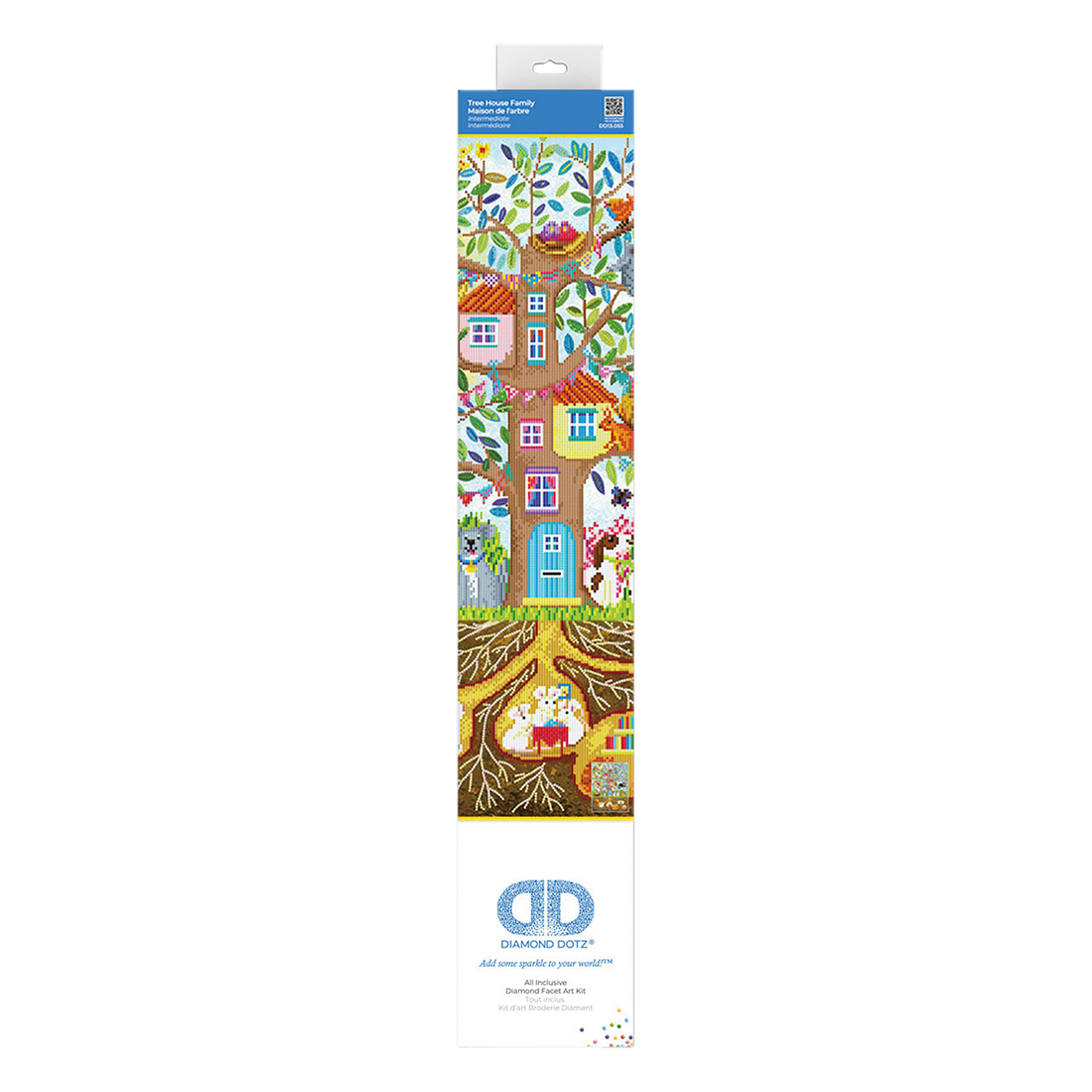 MAISON ARBRE GÉNÉALOGIQUE (30" x 22.2" - 77cm x 57cm) DIAMOND DOTZ
