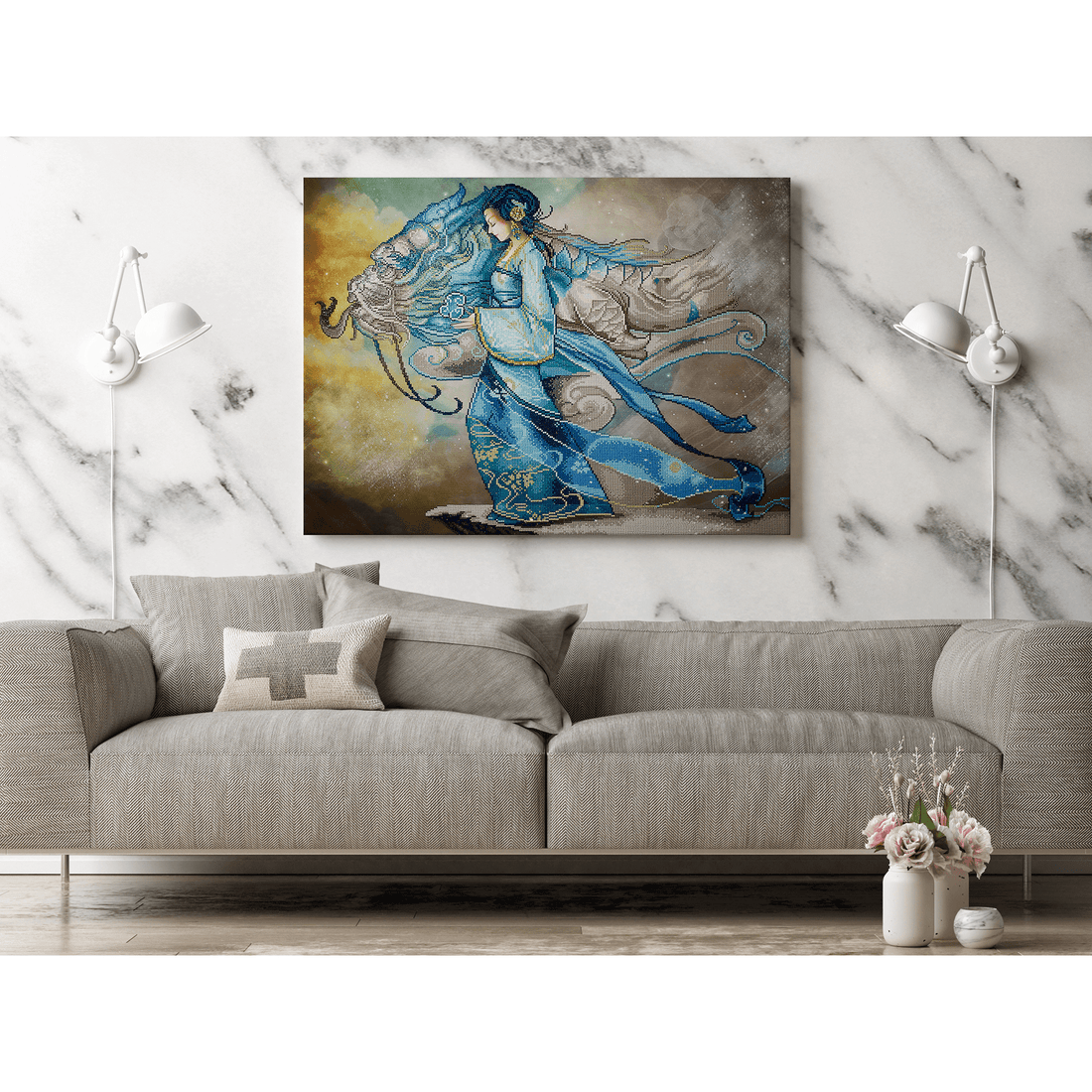Princesse Dragon 93X75 DIAMOND DOTZ